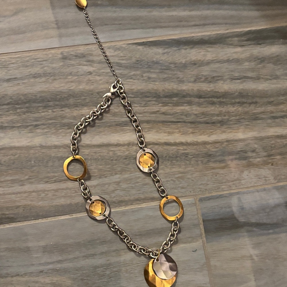Chic Gold and Silver Necklace